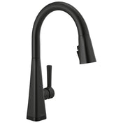 Lenta Matte Black Touch Kitchen Faucet with Pull Down Sprayer