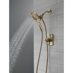 Ashlyn 17 Series Dual-Function Shower Faucet Set with In2ition 2-in-1 Dual Shower Head in Champagne Bronze | product photo