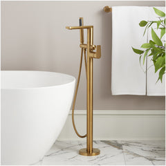 Berwyn Freestanding Tub Faucet in Brushed Gold | product photo