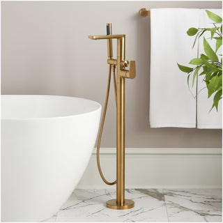 Berwyn Freestanding Tub Faucet in Brushed Gold