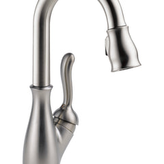 Leland Pull Down Touch Bar Faucet with Handles in Spotshield Stainless | product photo