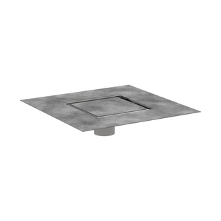 Rain Rock 6"x 6" Tile-In Shower Drain in Nature Stone