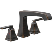 Ashlyn Double Handle Deck Mounted Roman Tub Faucet Trim in Venetian Bronze