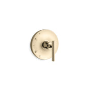 Purist Rite-Temp Valve Trim with Lever Handle in Vibrant French Gold