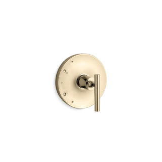 Purist Rite-Temp Valve Trim with Lever Handle in Vibrant French Gold