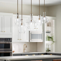 Cassidy™ Bar Faucet with Pull Down Sprayer in Champagne Bronze | product photo