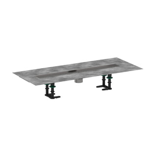 Raindrain Rough Installation Set 2" Outlet 23 5/8" (600Mm) in Stainless Steel