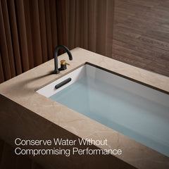 Kohler Occasion 2.25" W x 3.38" H Bathroom Faucet Handle in Matte Black/Gold | product photo