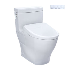 WASHLET 1.28 GPF Elongated Floor Mounted S7 One-Piece Toilet (Seat Included) in Cotton | product photo