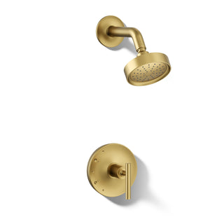 Purist Shower Trim in Vibrant Brushed Moderne Brass