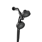 Purist 2-In-1 Multifunction Shower Combo Kit in Matte Black