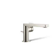 Composed Single-Handle Bathroom Faucet with Drain Assembly in Vibrant Polished Nickel