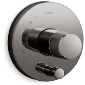Components Rite-Temp Valve Trim With Oyl Handle And Diverter in Titanium