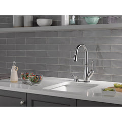 Leland Touch2O Bar / Prep Faucet with Touchless Technology in Arctic Stainless | product photo