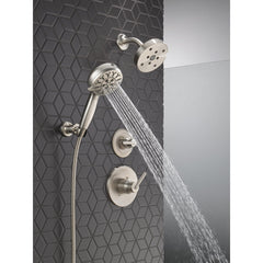 ProClean 7-Spray Wall-Mount Handheld Shower Head, High Pressure Spray Hand Shower with Hose in Lumicoat Stainless | product photo
