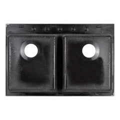 Algren 33" L Double Basin Drop-In Kitchen Sink in Midnight Black | product photo