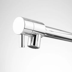 Levi Pull Down Single Handle Kitchen Faucet with Accessories in Chrome | detail photo