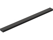 Linear Grid Shower Drain Grate in Matte Black