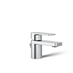 Kohler Parallel Single Hole Bathroom Faucet in Polished Chrome | product photo