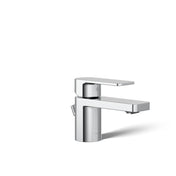 Parallel Single Hole Bathroom Faucet in Polished Chrome