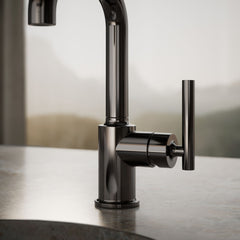 Kohler Purist Bar Faucet with Accessories in Titanium | detail photo