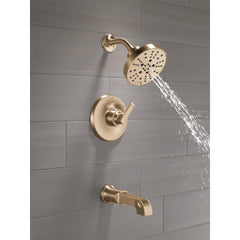 Tetra Bathtub Faucet Trim Kit, Bathtub Faucet Set, Shower Head and Handle Set, Bathtub Kit in Champagne Bronze | product photo