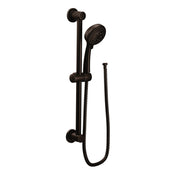 Eco-Performance 4-Spray Handheld Showerhead with 69-Inch-Long Hose and 30-Inch Slide Bar in Oil Rubbed Bronze