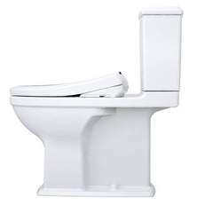 WASHLET 1.28 GPF S7A Auto Flush Elongated Floor Mounted Two-Piece Toilet (Seat Included) in Cotton | product photo