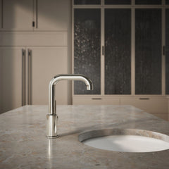 Kohler Purist Bar Faucet with Accessories in Vibrant Polished Nickel | product photo
