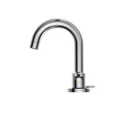 LB Series Two Handle Widespread 1.2 GPM Bathroom Sink Faucet with Drain Assembly, Polished Chrome | product photo