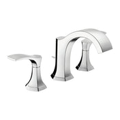 Locarno Widespread Bathroom Faucet with Drain Assembly in Chrome