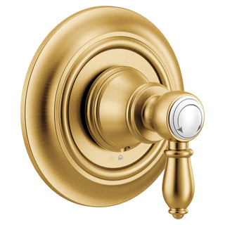 Weymouth 1-Handle M-Core Transfer Valve Trim Kit, Valve Required in Brushed Gold