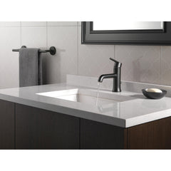 Trinsic Matte Black Bathroom Faucet | product photo