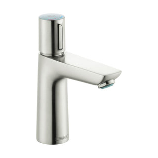 Talis E Single Hole Single-Lever Bathroom Faucet with Drain Assembly in Brushed Nickel