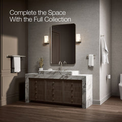 Kohler Components Double Towel Bar in Vibrant Brushed Nickel | product photo