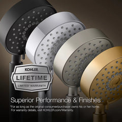 Kohler Hydrorail-R Occasion Arch Shower Column Kit With Rainhead And Handshower 1.75 Gpm | product photo