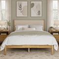 Grevane Scalpay Solid Wood Boucle Bed