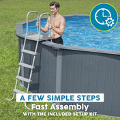Bestway Flowclear 52-Inch Heavy-Duty A-Frame Pool Ladder - view 8