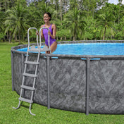 Bestway Flowclear 52-Inch Heavy-Duty A-Frame Pool Ladder - view 2