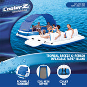 Bestway Hydro-Force Tropical Breeze 6-Person Inflatable Island Float - view 8