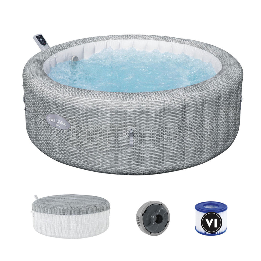 Accessories | Filled gray tub with cover, ChemConnect dispenser, and Type VI filter