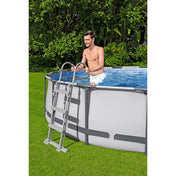 Bestway Steel Pro MAX 15 Foot Round Above Ground Pool with Pump & Cover