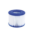 Filter cartridge | Blue and white Type VI pleated filter cartridge included with the spa