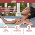 Features | Manufacturer graphic on recovery, relaxation, and muscle tension relief