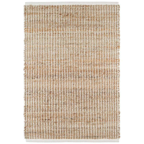 Dash & Albert Gridwork Ivory Handwoven Jute Rug