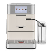 Hero | KitchenAid KF8 fully automatic espresso machine in porcelain white front view