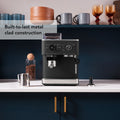 Specs | KitchenAid semi-automatic espresso machine specifications and features infographic