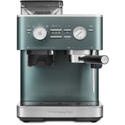 Semi-Automatic Espresso Machine with Burr Grinder