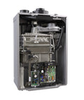 Interior angle | Open cabinet view from the opposite side showing internal piping and controls
