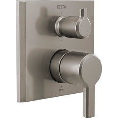 Pivotal 6.75” H x 7.12” W Faucet Trim in Lumicoat Stainless | product photo